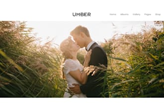 design a stunning photography website, professional photographer website