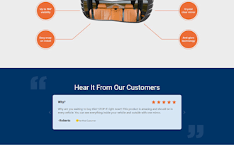 be you shopify developer, landing page, dropshipping store