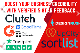 do clutch management, goodfirms, upcity, designrush, gmb boost online reputation