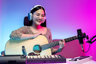 be your female singer songwriter in english spanish french italian for any genre