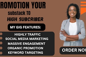 virally promote your substack page link to real and active audience