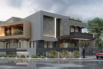 create modern architectural and structural drawing in autocad