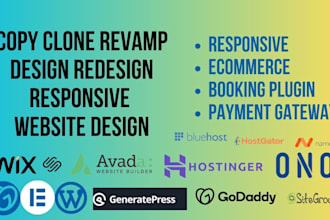 copy clone duplicate wordpress website design elementor squarespace store wix wp