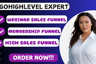 build high converting gohighlevel website funnel landing page crm setups