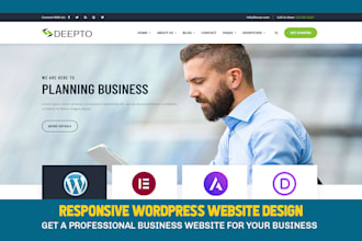 build or rebuild wordpress website using elementor pro and astra pro