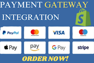 do stripe paypal or any payment gateway integration to your shopify store