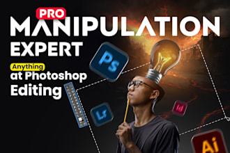 provide professional photoshop editing and image manipulation services
