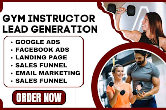 generate personal trainer leads gym instructor leads fitness leads gym website
