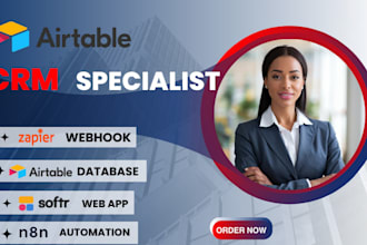 setup airtable n8n automation airtable database make softr webapp zapier webhook