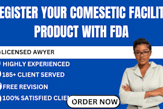 register your cosmetic facility and product with fda
