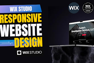 build wix website, business wix website, redesign wix website or wix studio