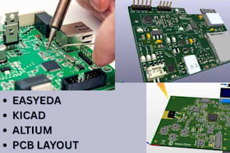 design pro and custom pcbs easyeda, altium and kicad