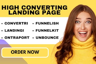 do landing page with convertri landingi funnelish funnelkit unbounce ontraport