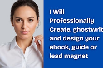 design a professional PDF lead magnet and health fitness ebook