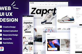 do figma website design, website ui ux design, ui ux design