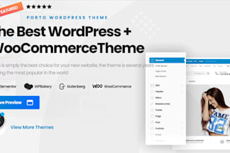 build wordpress website with uncode, the7, enfold, porto houzez or bridge theme