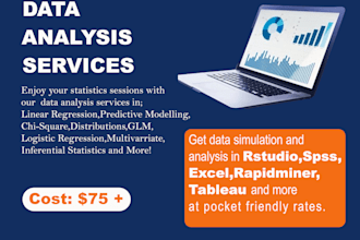 analyse and visualize data in rstudio,spss and excel