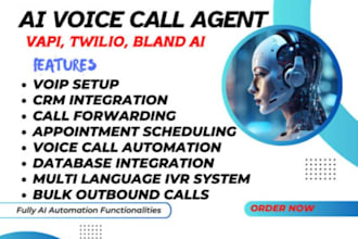 build an ai chatbot and voice agent for you, using vapi, retell, n8n, ghl