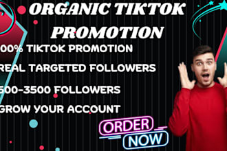 complete tiktok promtion criteria organically