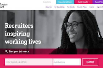 develop a recruitment, staffing, agency, job board website with advanced feature
