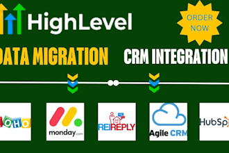 migrate and optimize CRM data across monday zoho gohighlevel rei reply agile CRM