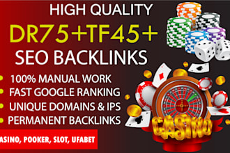 do high DR 75 tf 45 SEO dofollow backlinks
