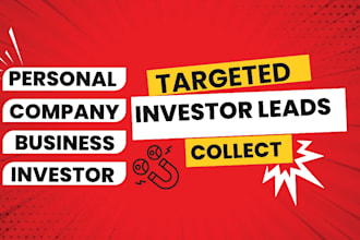 collect valid angle investor lead list