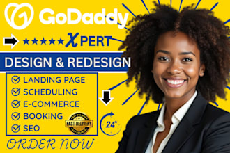 godaddy website design godaddy website redesign develop godaddy website