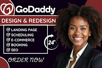 design redesign fix your godaddy website