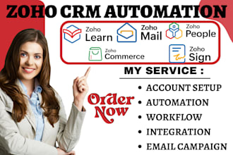 setup zoho learn zoho social sign zoho people zoho commerce automation zoho mail