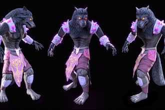 do stylized high quality 3d models