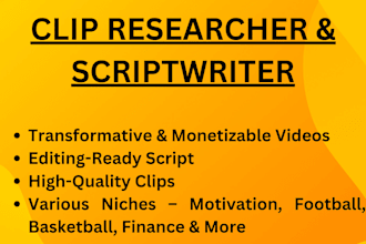 research clips for monetizable compilation videos