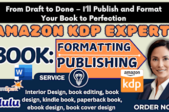 do niche specific amazon book formatting and publishing for self help authors