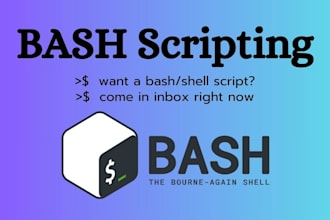 create a custom linux shell script for automation