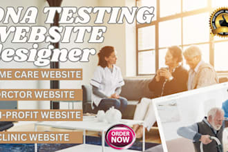 dna testing website, drug testing, healthcare, senior care and home care website