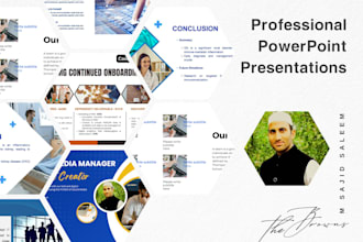 design custom branded powerpoint business presentation template master slide dec