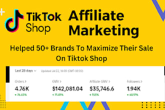 setup your tiktok shop, tiktok ads and do affiliate marketing