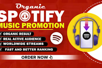 do best organic spotify music and apple music promotion