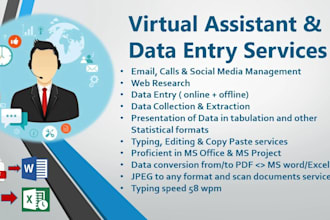 be your reliable virtual assistant for admin tasks