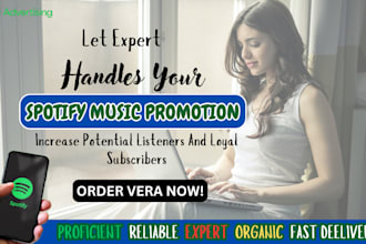 do spotify promotion, spotify album promotion, and spotify music advertising