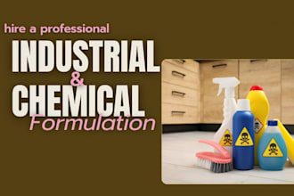 formulate industrial chemical, paint, polymer and formula test