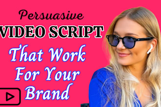do captivating video script writing for automation and youtube video