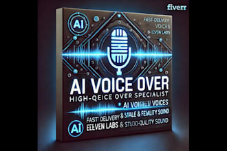 do a realistic human like male and female ai voice over
