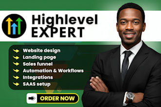 design gohighlevel website gohighlevel sales funnel, landing page ghl expert