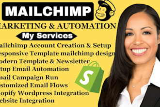 do mailchimp template design, email marketing automation, campaign newsletter