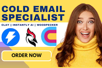 do b2b lead generation email deliverability cold email instantly clay woodpecker