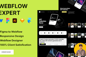 transform your figma design into high converting webflow website