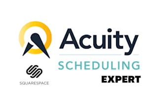 set up acuity scheduling, appointments, and squarespace booking