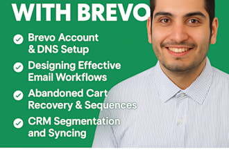 design and send brevo email campaigns and newsletters