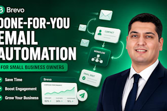 setup brevo email marketing automation and CRM workflows